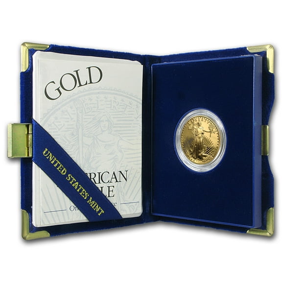 1998-W 1/2 oz Proof American Gold Eagle (w/Box & COA)