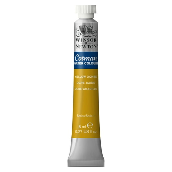 Winsor & Newton Cotman Watercolor, 8ml Tube, Yellow Ochre