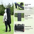thumbnail image 5 of Gymax 10ft X 10ft Pop Up Tent Slant Leg Canopy W/ Roll-up Side Wall Red, 5 of 10