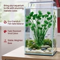 thumbnail image 3 of Deago 2 Pcs 15.7 Inch Large Aquarium Plants Artificial Plastic Fish Tank Plants Decoration Ornament for Fish, Green, 3 of 8