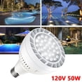 thumbnail image 4 of LED Pool White Light, 120V 50W 6000k E26 Base Daylight White Swimming Pool LED Lights for Most Pentair Hayward Light Fixture, 4 of 14