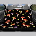 thumbnail image 3 of POLERO Autumn Car Back Seat Covers with Mushroom Pattern, Set of 2 Pieces Stretch Durable Seat Covers for Universal Car Interior, 3 of 4
