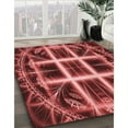 thumbnail image 3 of Ahgly Company Machine Washable Indoor Rectangle Transitional Cranberry Red Area Rugs, 5' x 8', 3 of 7