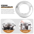 thumbnail image 2 of MasteelfCA 1Pc Stainless Steel Round Steamer Shelf Rack Pot Steaming Tray Stand Canner Rack, 2 of 8