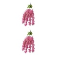 thumbnail image 4 of Kearding Flor artificial de larga duración ABS para interior o exterior Aspecto realista Flores artificiales elegantes rosa 1 paquete 2Conjunto, 4 of 6