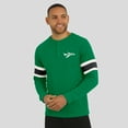 thumbnail image 6 of Men's Darius Rucker Collection by Fanatics Kelly Green New York Jets Waffle-Knit Raglan Long Sleeve Henley T-Shirt, 6 of 6