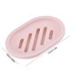 thumbnail image 3 of Jabonera de plástico color macaron | Porta jabón con ranuras para drenaje | Organizador compacto para baño, cocina, lavabo o ducha | Bandeja extraíble, fácil de limpiar | 1 pieza | Azul claro, rosa, 3 of 6