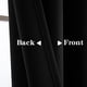 thumbnail image 3 of Cortinas opacas IGEMAEVE para puertas corredizas, color negro, 214 cm de largo, 3 of 7