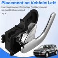 thumbnail image 5 of Car Inner Door Handle Trim Door Interior Trim Panel for Ford Left, 5 of 5