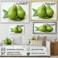 thumbnail image 4 of Designart "Fruit Pear Green Painting I" Food & Beverage Floater Framed Wall Decor, 4 of 7