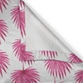 thumbnail image 5 of Ambesonne Leaf Grommet Curtain, Watercolor Pink Leaves, 50" x 84", Hot Pink Coconut, 5 of 6
