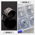 thumbnail image 7 of OUNONA 2-Pack Industrial Sewing Machine Bobbin Cases Stainless Steel Replacement Parts for Sewing Machines, 7 of 7