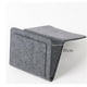 thumbnail image 4 of Bolsa de almacenamiento de fieltro para cabecera con bolsillos para cama, sofá, escritorio, organizador colgante para teléfono Feliz Sencillez, 4 of 4