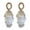 White, variant on Eosunjian Lightweight Earrings Women’s Drop Earrings Set Handmade Round Shell Tassel Decor Long Earrings Lightweight Shiny Texture Jewelry for Dating