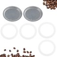 thumbnail image 1 of Espresso Maker Moka Pot Replacement Includes 2 Filter and 4 Silicone Gasket Seal, 1 of 12