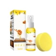 thumbnail image 1 of 60ml Cuidado de la madera Cera de abejas Spray Cuidado de muebles para el hogar Cera de abejas natural Cera de abejas a prueba de humedad, 1 of 8