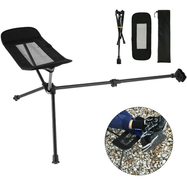 EIMELI Camping Chair Foot Rest Portable Folding Leg Camping Footrest Heavy Duty Attachable Camp Footrest Retractable Camping Footrest Outdoor Chair Feet Rest Waterproof Walmart