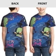 thumbnail image 3 of Invader Zim Poster Youth Unisex T-Shirt Crewneck Short Sleeve Double-Sided Print Tee Shirts Top For Boys Girls Kid Teen X-Large, 3 of 6