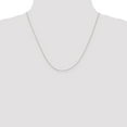thumbnail image 4 of 10K White Gold Box Chain Styles Necklace .5 mm 20 inch 0.5, 4 of 4