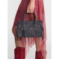 thumbnail image 5 of No Boundaries Women's Fashion Square Tote Bag, Black, 5 of 6