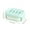 Green, variant on Birdeem Suction Cup Wall-Mounted Soap Box Bathroom Double Soap Rack with Sponge Cleaning Soap Box Household Soap Rack