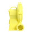 thumbnail image 3 of Veryke Mini Plastic Shell Air Mover, Utility Blower Fan with US Plug - Yellow, 3 of 6