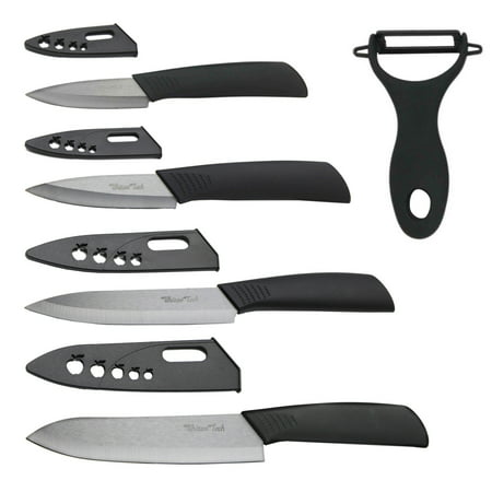 5 Piece Ultra Sharp Kitchen Ceramic Knife Set Chef Cutlery 3