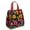 Pioneer Flower Floral, variant on Pioneer Flower Floral Print Pattern Insulated Lunch Bag for Women & Adults,Large Portable Soft Cooler Lunch Bag,Thermal Food Storage Tote with Pearl Cotton,8.66L,8.75x5.75x9.5 Inch