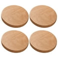 thumbnail image 1 of Posavasos de madera – Posavasos redondos para exteriores para protección de mesa de madera, salvamanteles de café, tazas y tazones – Regalo de posavasos para bebidas frescas, 1 of 5