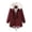 Wine, variant on Winter Savings Clearance! Lindreshi Winter Sweaters for Women Women's Comfy Stylish Stitching Long Sleeve Sweater Casual Long Cardigan Tops