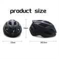 thumbnail image 4 of Cascos de Bicicleta para Adultos, Casco de Bicicleta Ajustable, Cascos Deportivos Ligeros de Seguridad para Ciclismo de MontañA y Carretera para Ciclismo Negro, 4 of 5