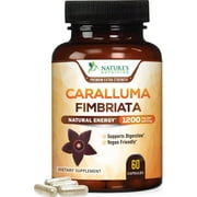 Pure Caralluma Fimbriata Extract Highly Concentrated 1200mg - Natural Caralluma Fimbriata Capsules Endurance Support, Best Vegan Supplement for Men & Women, Non-GMO - 60 Capsules