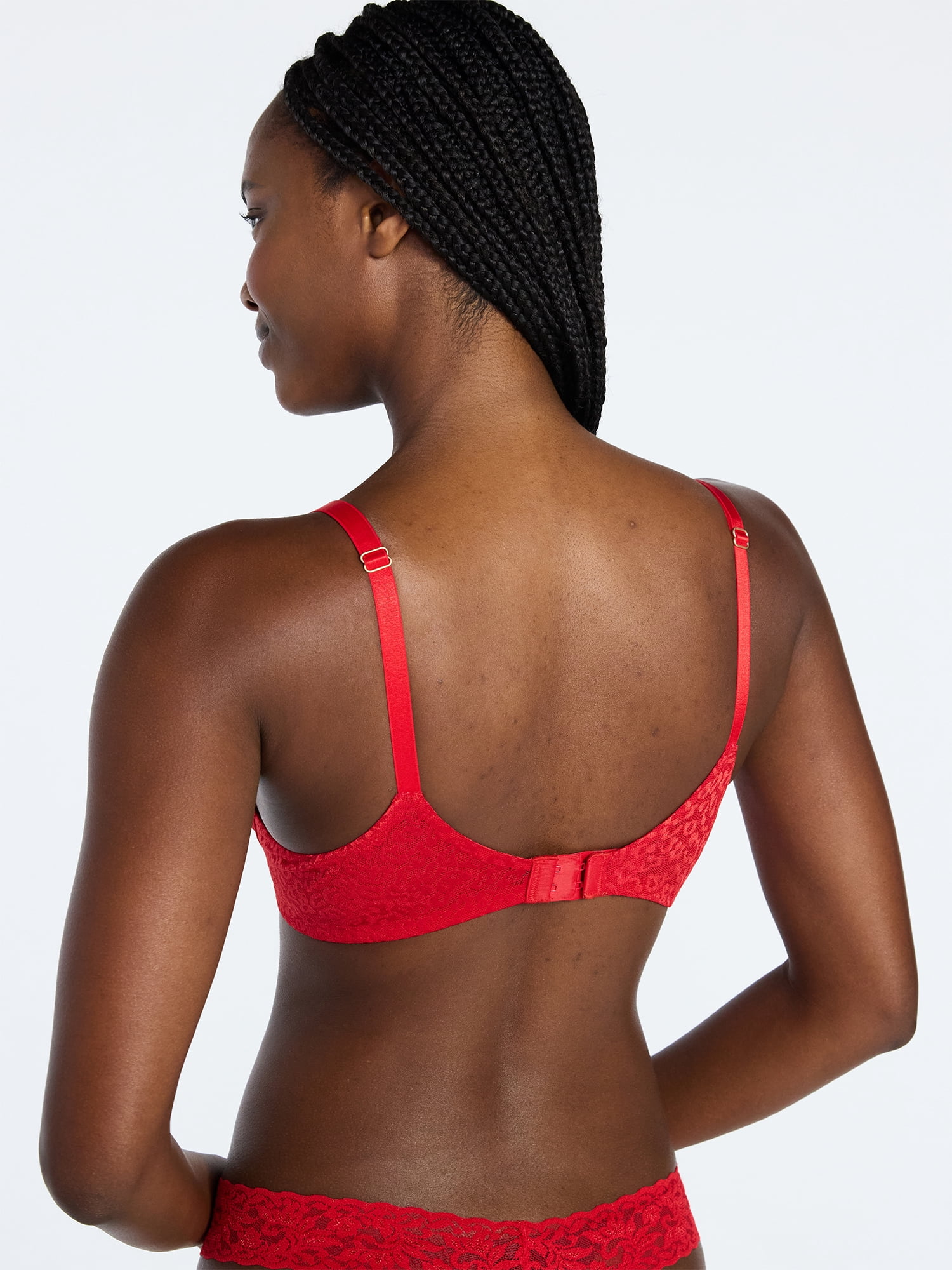Joyspun Women's Leopard Print T-Shirt Bra, Sizes 32A-42DDD
