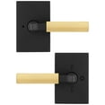 thumbnail image 2 of Kwikset 730MALRCT-514 Mirada Privacy Door Lever Set - Black, 2 of 7