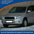 thumbnail image 3 of Cubierta del gancho de remolque del parachoques delantero izquierdo de Unique Bargains, tapa blanca, adecuada para Toyota Rav4 2009-2011 No.532860R906, 3 of 5