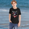 thumbnail image 5 of FamilyThread Kids Fourth of July Shirt for Boys Girls Red White and Blue Shirt America Flag Short Sleeve Patriotic American Flag Kids Clothing, 5 of 8