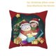 thumbnail image 3 of Funda de almohada navideña dorada con decoración de Papá Noel, funda de cojín, decoración navideña para el hogar 2023, muñeco de nieve, Navidad 2024, 3 of 5