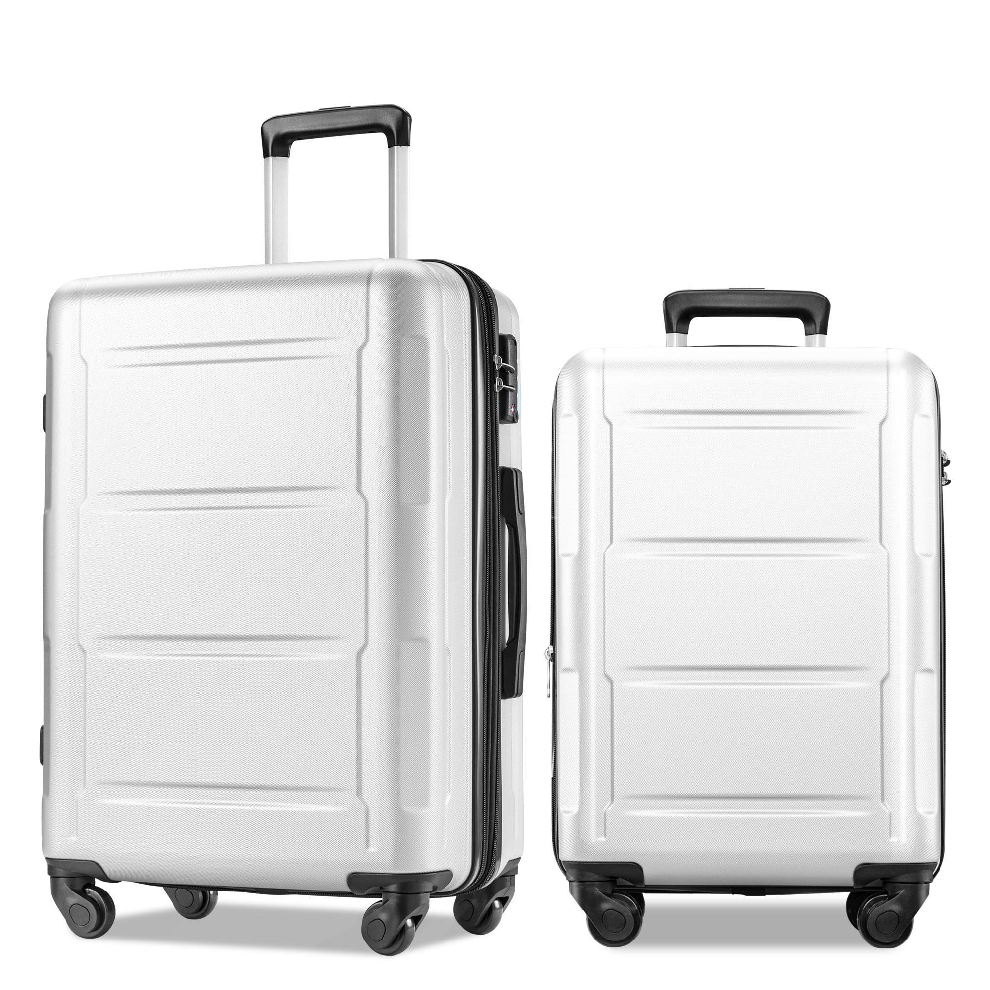 UBesGoo 2 Piece Luggage Set, 20inch 24inch Expanable ABS Hardside