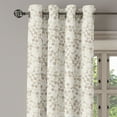 thumbnail image 2 of Ambesonne Summer Grommet Curtain, Flowers Bouquet Blooms, 50" x 108", Beige Umber Cream, 2 of 6