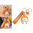 thumbnail image 4 of LLavero de Metal de dibujos animados, colgante de llave, llavero de Metal, bolso Adorable, colgante, regalos de juguete naranja Colcomx Llavero de bolsas, 4 of 8