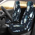 thumbnail image 2 of Vsdgher Gnome and Snowflakes Automotive Seat Covers for Cars Trucks and SUVs – Car Seat Covers for Truck Seat Protectors Set of 2, 2 of 7