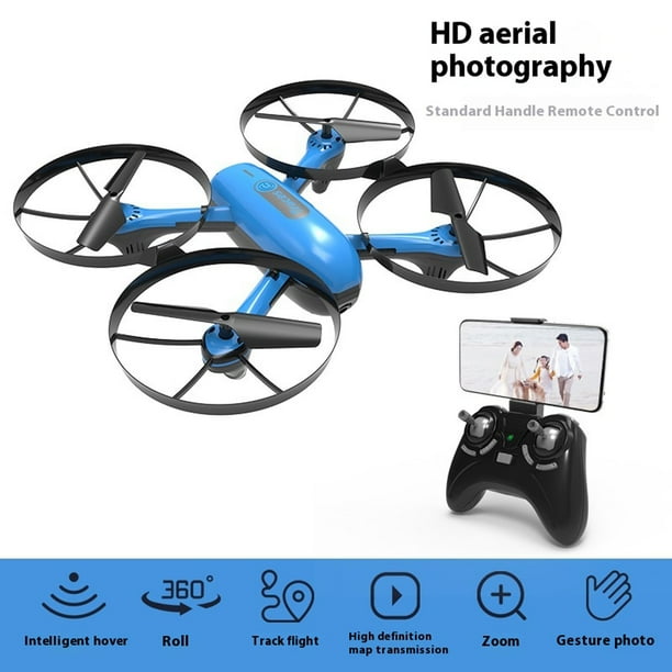 Drone Fiudx Con Cámaras Resistencia Al Viento Modo Sin Cabeza Control de Gestos FPV