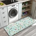 thumbnail image 3 of Light Blue Christmas Tree Pattern Kitchen Rug Mat,Kitchen Runner Rugs Non Skid Washable,Decorative Kitchen Floor Mats for Kitchen,Sink,Laundry,17"x47.2", 3 of 7