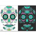 thumbnail image 2 of Pegatinas de Tatuaje Luminosas para Halloween Yashi 2 Piezas, 2 of 2