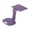 Eggplant, variant on ECR4Kids The Surf Folding Portable Lap Desk, Flexible Seating, Sage