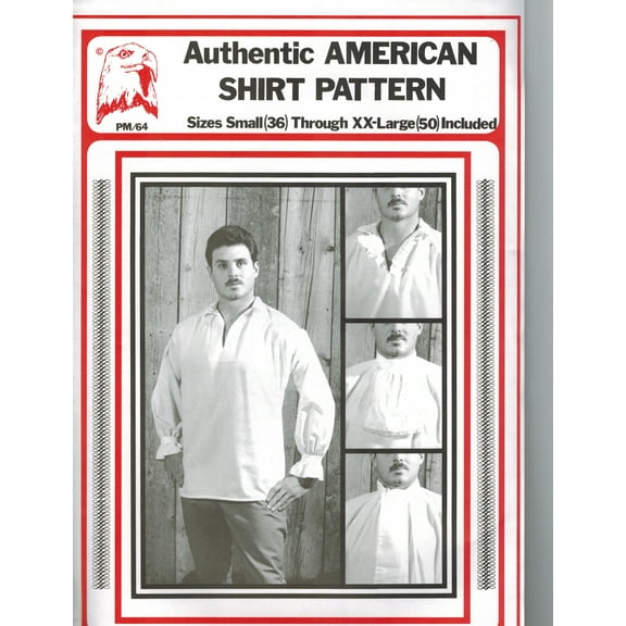 Eagle's View Authentic American Shirt Sewing Pattern