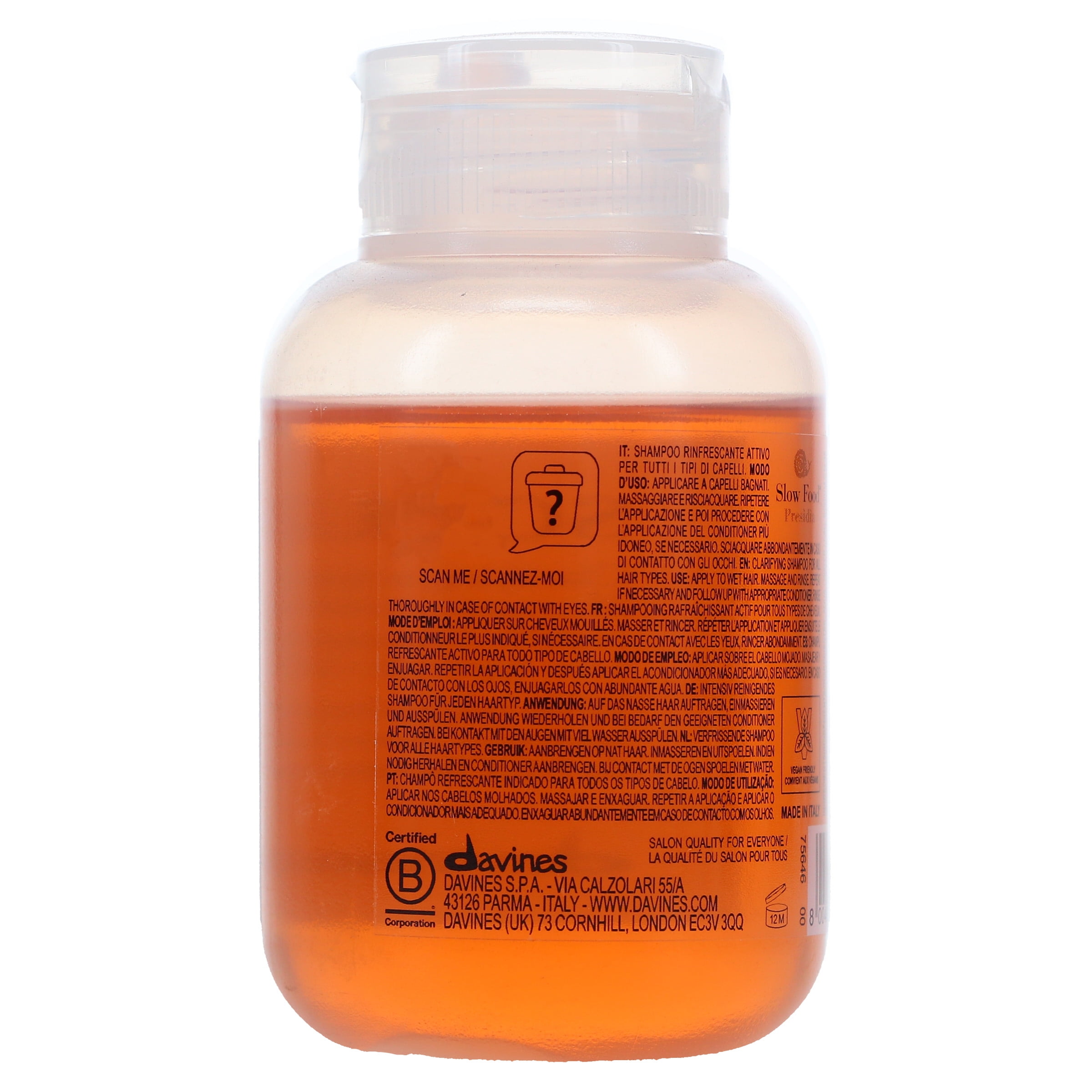 Davines SOLU Clarifying Shampoo 2.54 oz