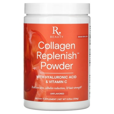 Collagen Replenish Powder, Unflavored, 8.25 oz (234 g), ReserveAge Nutrition
