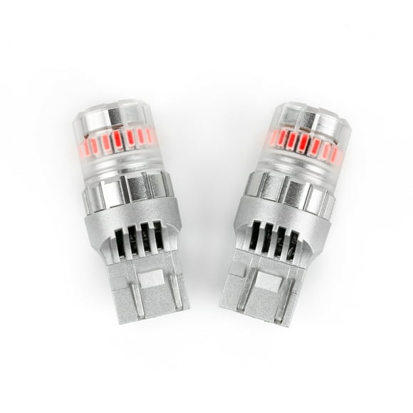 ARC Lighting Tail Light Bulb - LED 3173R Tiny Monster Eco Series; 7440/7443 Philips 3020 High Power LED; Red; 600 Lumens; 9 To 18 Volt DC; Set Of 2