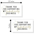 thumbnail image 2 of Thank You For Supporting My Handmade Jewelry Business Cards  50 Pack  2x3.5 Business Card Size  Jewelry Consultant  Small Business  White Card Design, 2 of 7